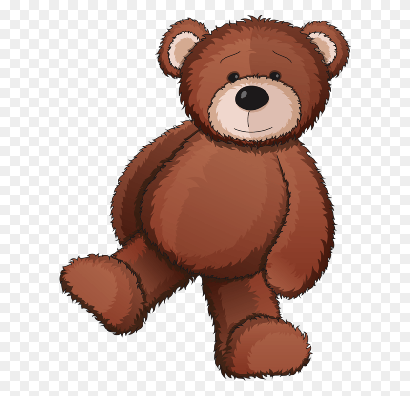 600x751 Gummy Bear Clipart Stuffed Animal Brown Teddy Bear Clip Art, Toy, Plush, Mammal HD PNG Download