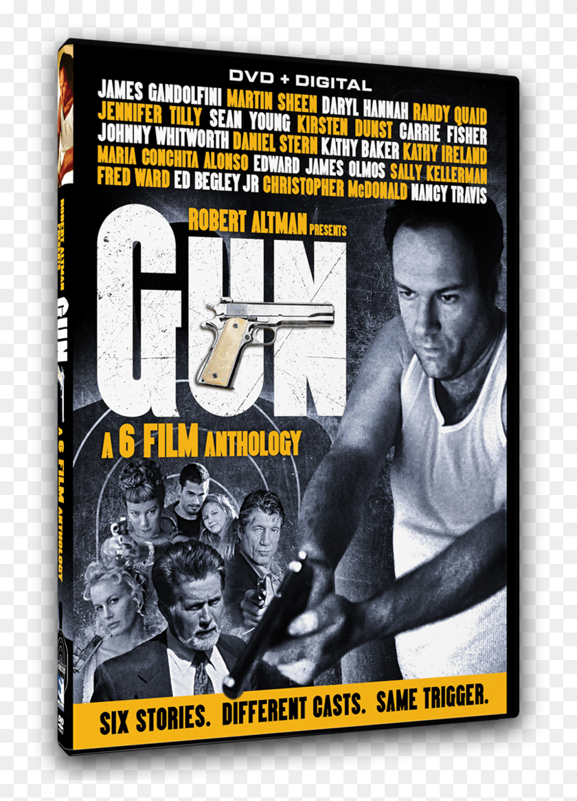751x1105 Gun, Person, Human, Advertisement HD PNG Download
