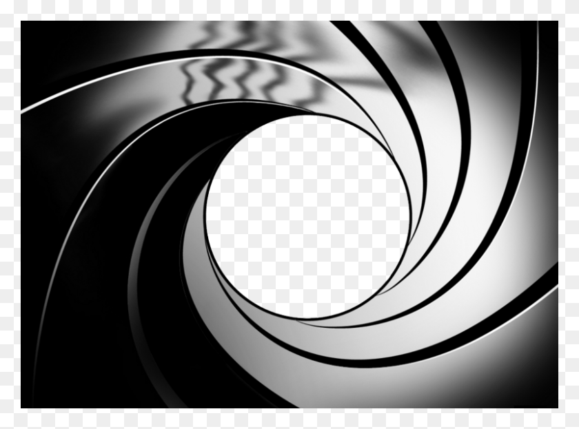 800x578 Gun Barrel James Bond Gun Barrel, Spiral, Graphics HD PNG Download