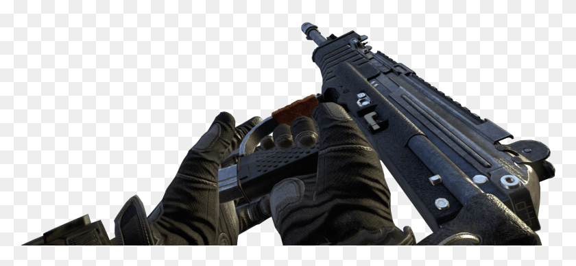 1518x641 Gun Call Of Duty Black Ops Ii, Weapon, Weaponry, Person HD PNG Download