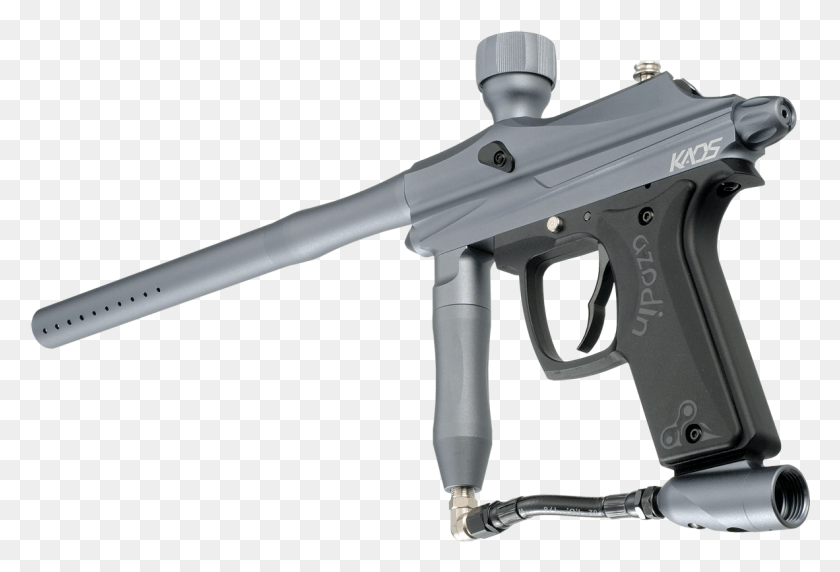 1182x776 Gun Mental Blue Kaos Paintball Gun Marker Azodin Kaos Gold, Weapon, Weaponry, Handgun HD PNG Download