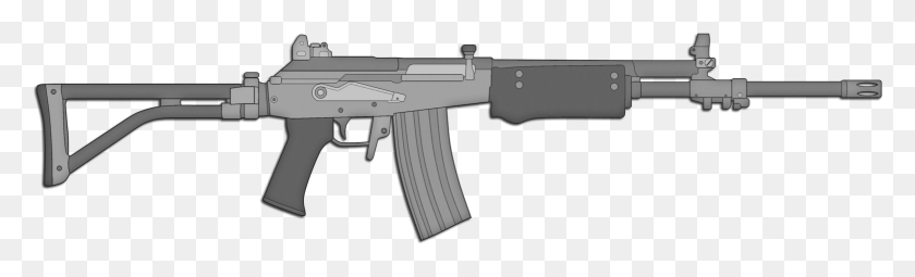 1557x390 Gun Vector Call Duty Sig Sauer M400 Enhanced, Оружие, Вооружение, Винтовка Png Скачать