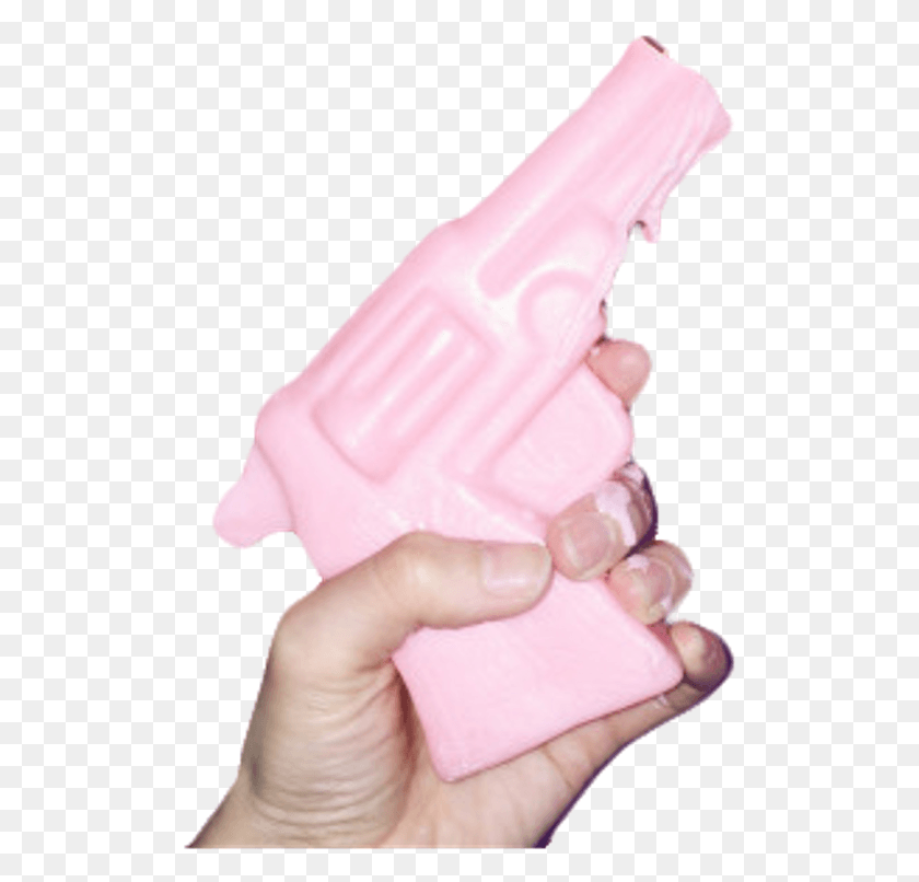 505x746 Пистолет Восковая Свеча Прозрачная Эстетика Freetoedit Pink Tumblr Aesthetic, Человек, Человек, Ледяной Поп Png Скачать