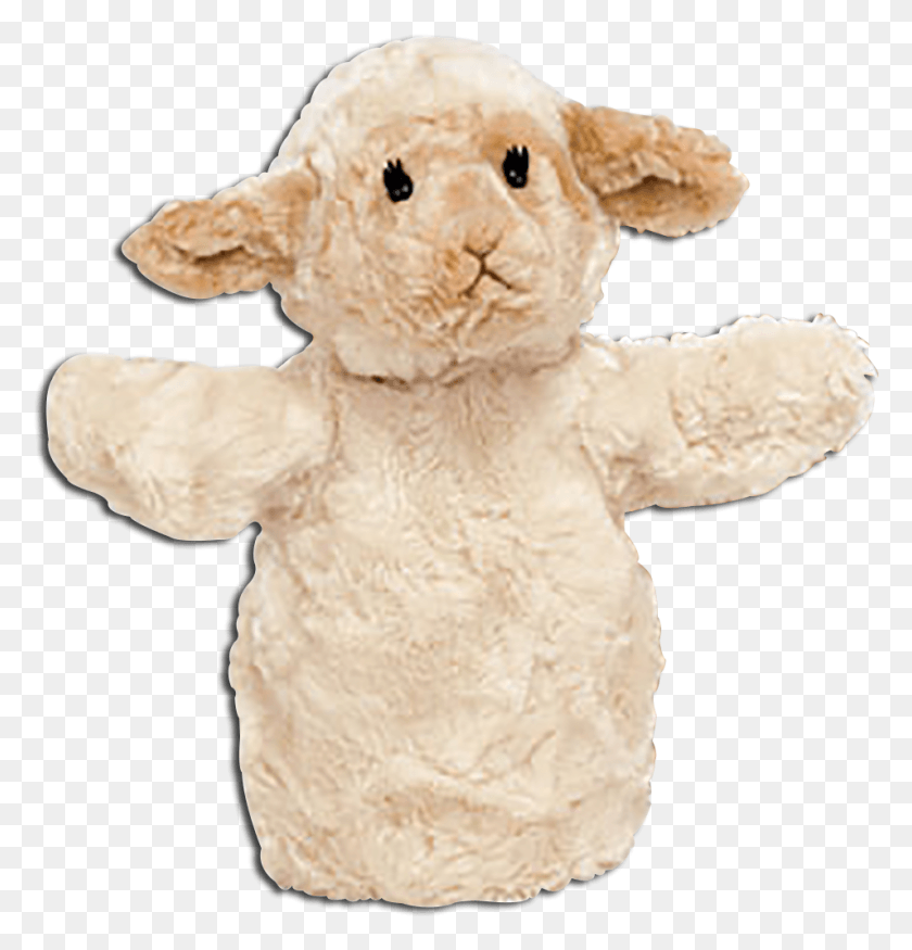 955x998 Gund Fluppets Ewenice Creamy Lamb Hand Puppet Hand Puppet Transparent, Плюшевый, Игрушка, Снеговик Png Скачать