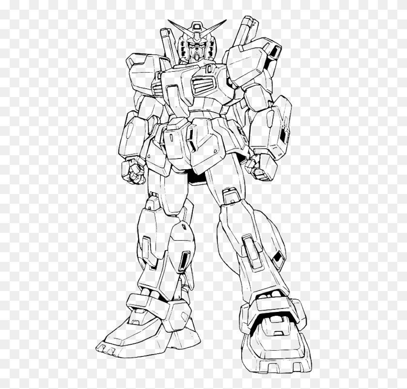 452x742 Книжка-Раскраска Gundam Архив Книжки-Раскраскиrequest Thread Gundam Mk Ii Sketch, Robot Hd Png Download