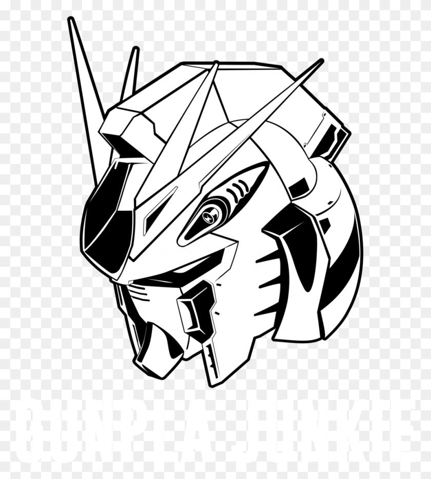 962x1078 Gundam Logo, Label, Text, Stencil HD PNG Download