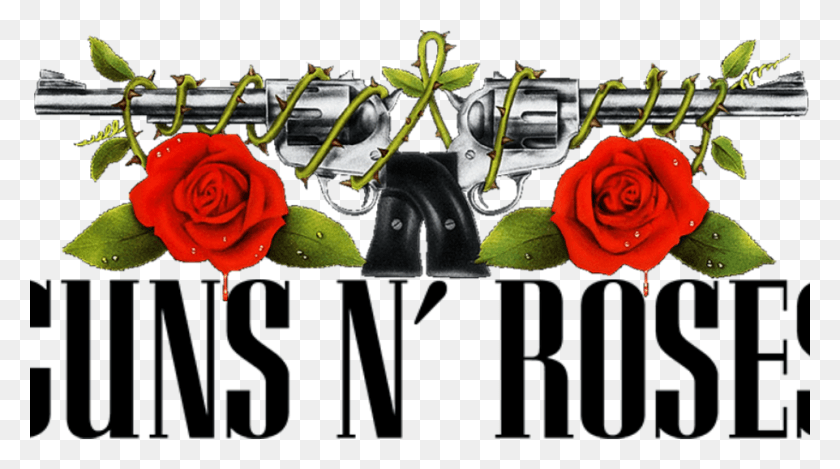 962x505 Guns N Roses Logo, Роза, Цветок, Завод Png Скачать