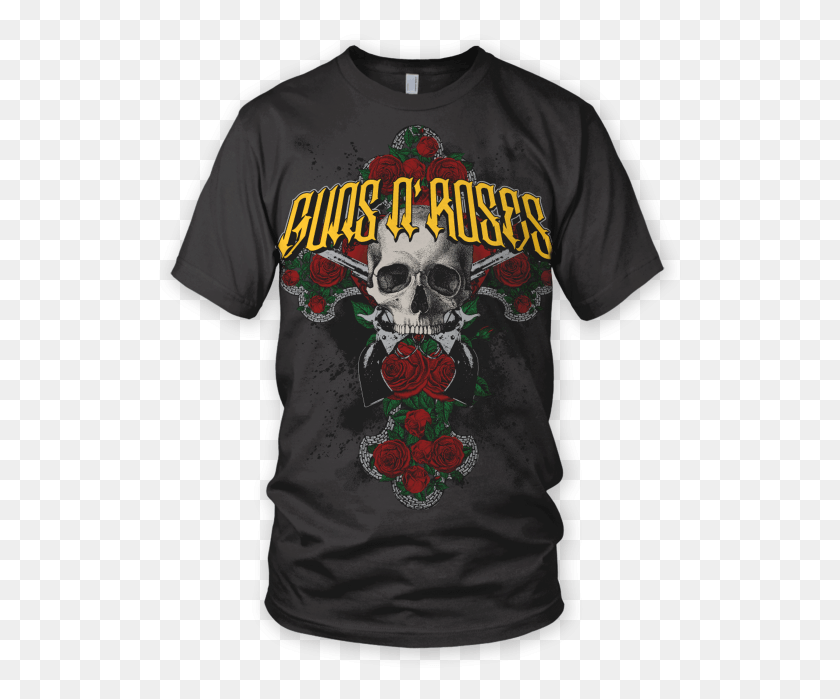 528x639 Guns N39 Roses Kid Cudi Satellite Flight T Shirt, Clothing, Apparel, T-shirt HD PNG Download