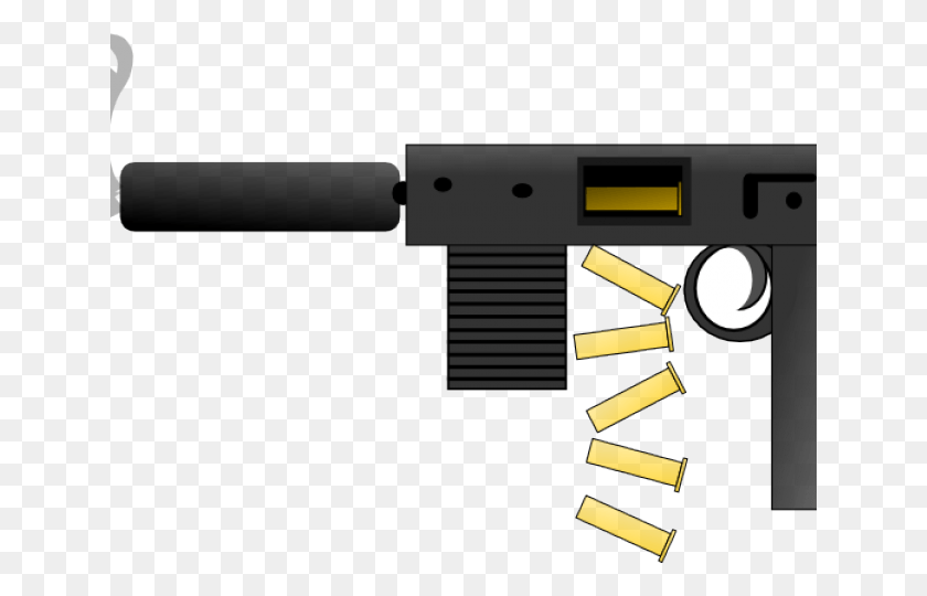 640x480 Gunshot Clipart Firearm Gun Clip Art, Weapon, Weaponry, Tool HD PNG Download