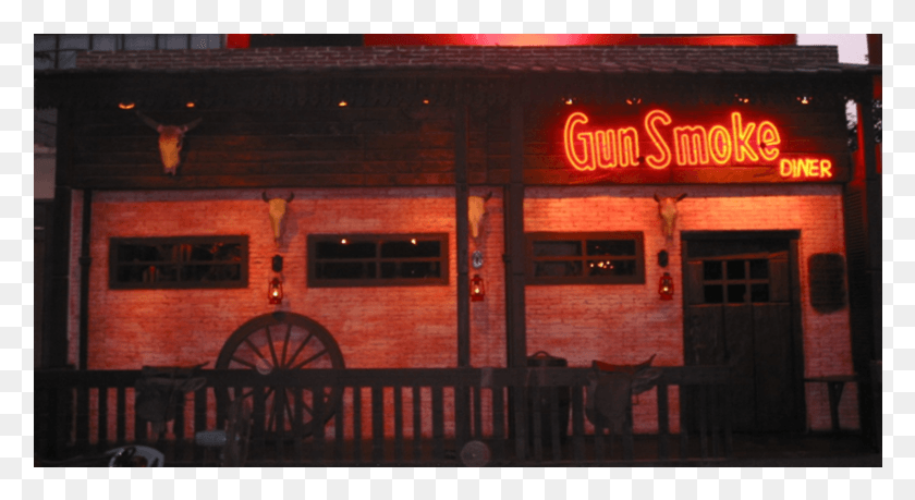 794x407 Gunsmoke Neon Sign, Meal, Food, Restaurant Descargar Hd Png