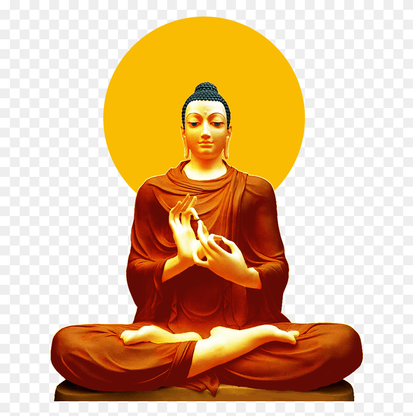 644x787 Guru Loard Buddha, Worship, Person HD PNG Download