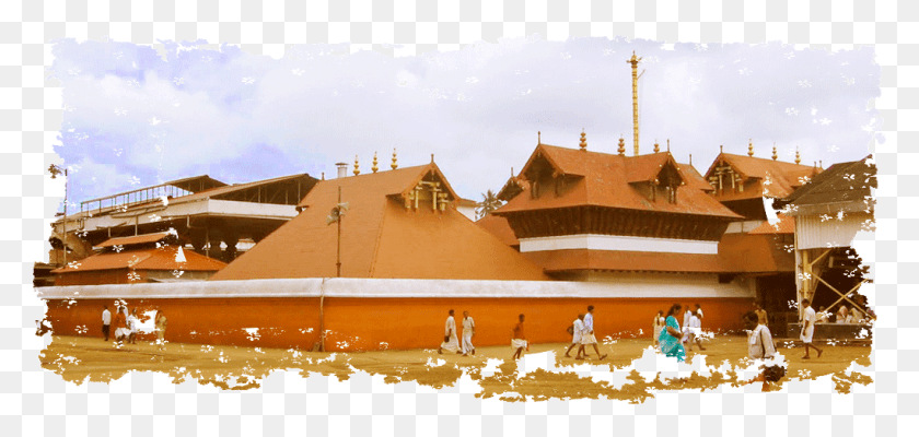 1021x446 Храм Гуруваюр Индуистский Храм, Человек, Почва, На Открытом Воздухе Hd Png Скачать