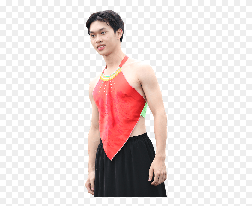280x627 Guy Asian Slim Japan Dressing Cool Hot Smile Asian Guy In A Dress, Person, Human, Clothing HD PNG Download