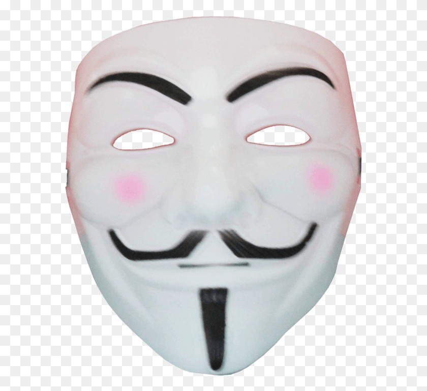 585x709 Guy Fawkes Jason Voorhees Masque Vendetta, Mask HD PNG Download