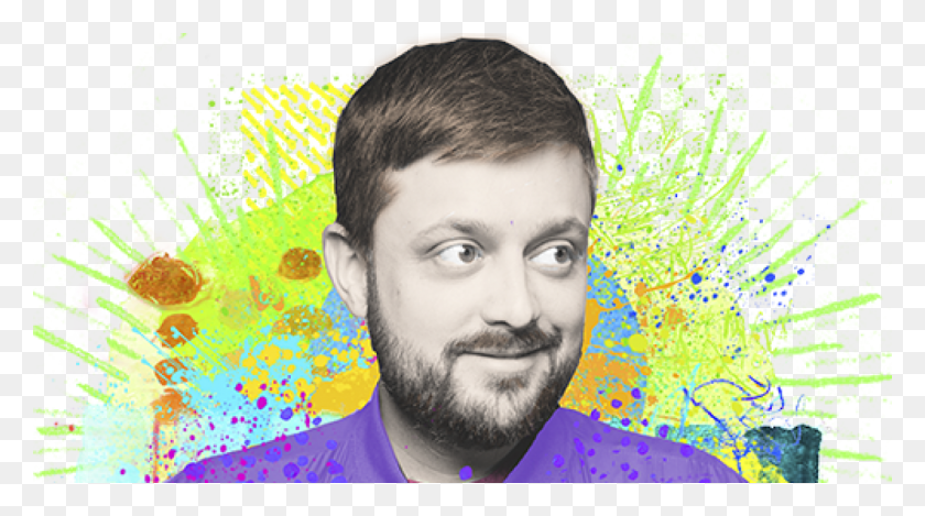 1200x630 Guy Fieri Hair Nate Bargatze, Face, Person, Head HD PNG Download
