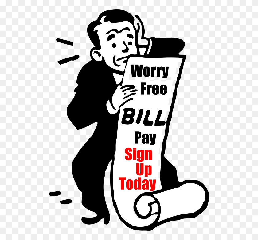 522x720 Guy Hold Scroll Suit Worry Bill Pay Sign Up Bewildered Definition, Text, Word, Alphabet HD PNG Download