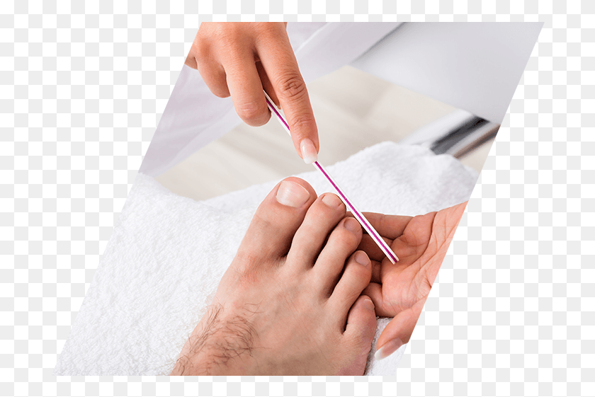 698x501 Guy Receiving A Foot Pedicure Male Pedicure, Person, Human, Heel HD PNG Download