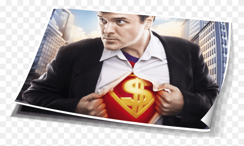 1191x681 Guy Sells Copy Of Action Superman With Money, Person, Human, Symbol HD PNG Download
