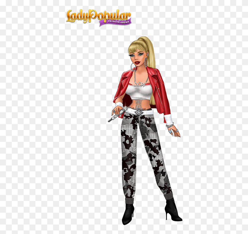 397x732 Gwen Stefani Lady Popular Vs Model, Clothing, Apparel, Costume HD PNG Download