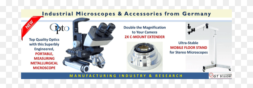 701x234 Gx Microscopes Portable Metallurgical Microscopes Opto, Microscope, Toy HD PNG Download