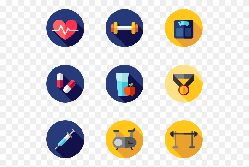 529x505 Gym And Fitness Distribution Icon, Text, Symbol, Star Symbol HD PNG Download