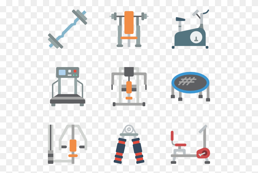 529x505 Gym Equipment Graphic Design, Machine, Poster, Advertisement HD PNG Download