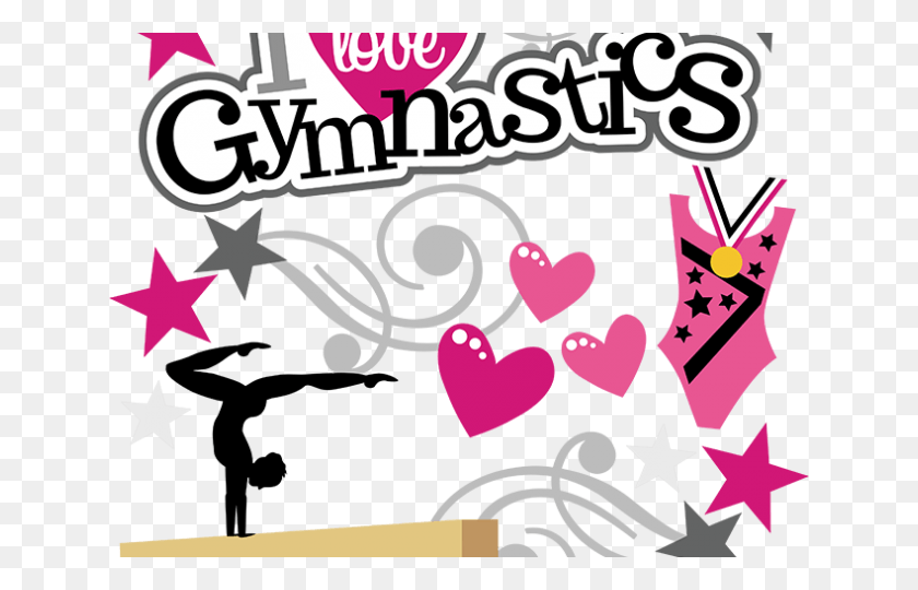 640x480 Gymnast Clipart Gymnastics Gym Gymnastics Christmas Ornament, Label, Text, Heart HD PNG Download