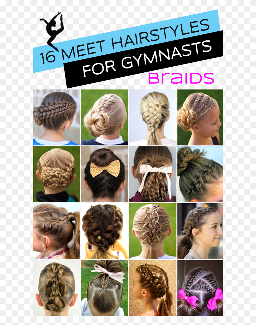 624x1008 Gymnastics Hairstyles For Competition Braids Edition Gymnastics Hairstyles For Competition, Hair, Person, Human HD PNG Download