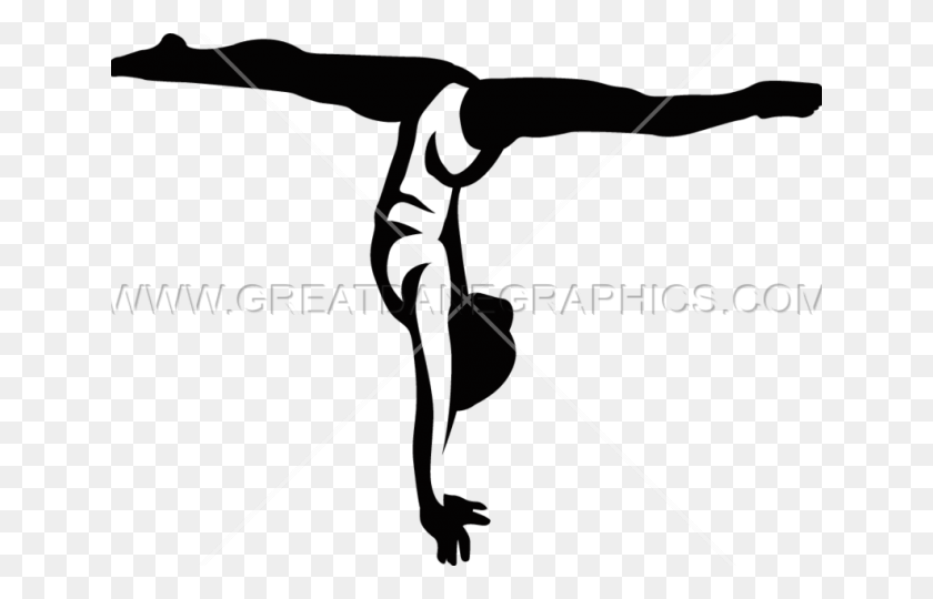 640x480 Gymnastics Silhouettes Transparent Gymnast, Arrow, Symbol, Oars HD PNG Download
