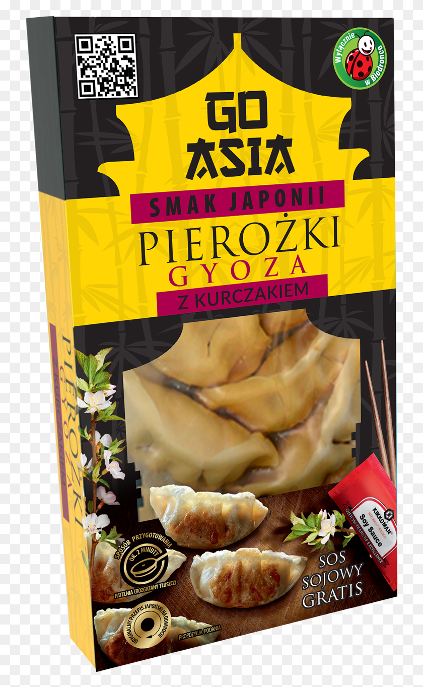 742x1304 Gyoza Dumplings With Chicken Pieroki Gyoza Go Asia, Poster, Advertisement, Food HD PNG Download
