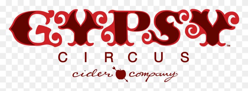 2265x725 Gypsy Circus Cider Company Png / Logotipo De La Compañía De Sidra Gypsy Circus Png