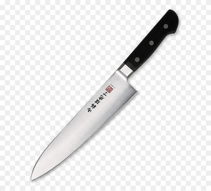 613x701 Gyuto Knife 8 Knives Kitchen, Blade, Weapon, Weaponry HD PNG Download