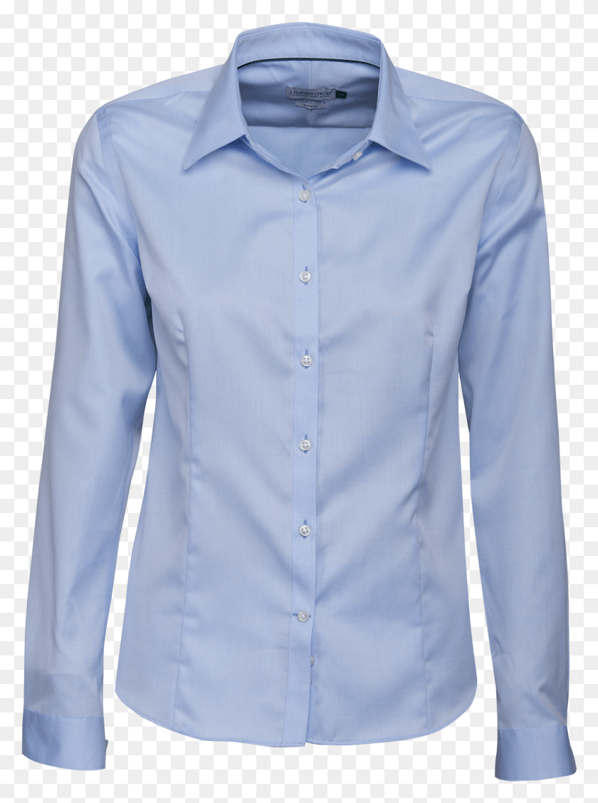1160x1588 H Amp Frost Green Bow 01 Ladies Shirt In Sky Blue, Clothing, Apparel, Dress Shirt HD PNG Download