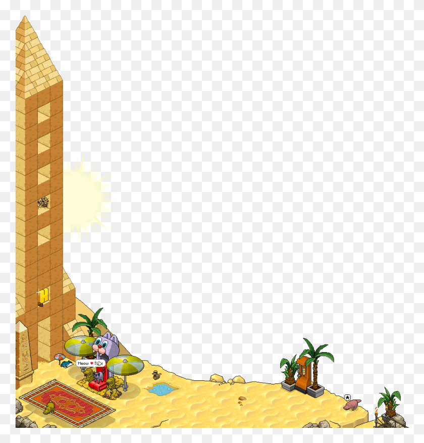 1004x1052 Habbo Egypt, Building, Architecture HD PNG Download
