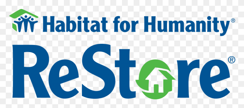 783x315 Habitat For Humanity Restore On Get Connected Graphics, Symbol, Text, Recycling Symbol HD PNG Download
