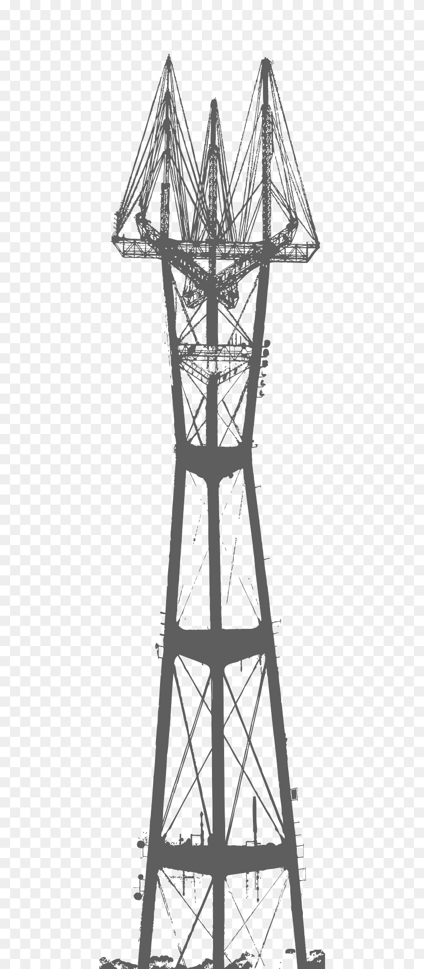 Hackathon Sutroprofile Cable, Electric Transmission Tower, Power Lines Clipart PNG