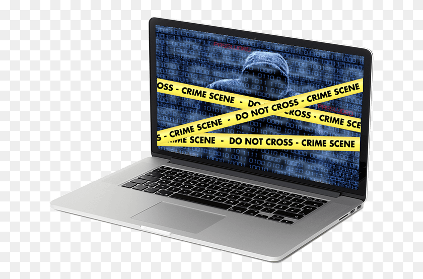 646x494 Hacked Notebook Cyber Crime Cyber Security Laptop, Pc, Computer, Electronics HD PNG Download