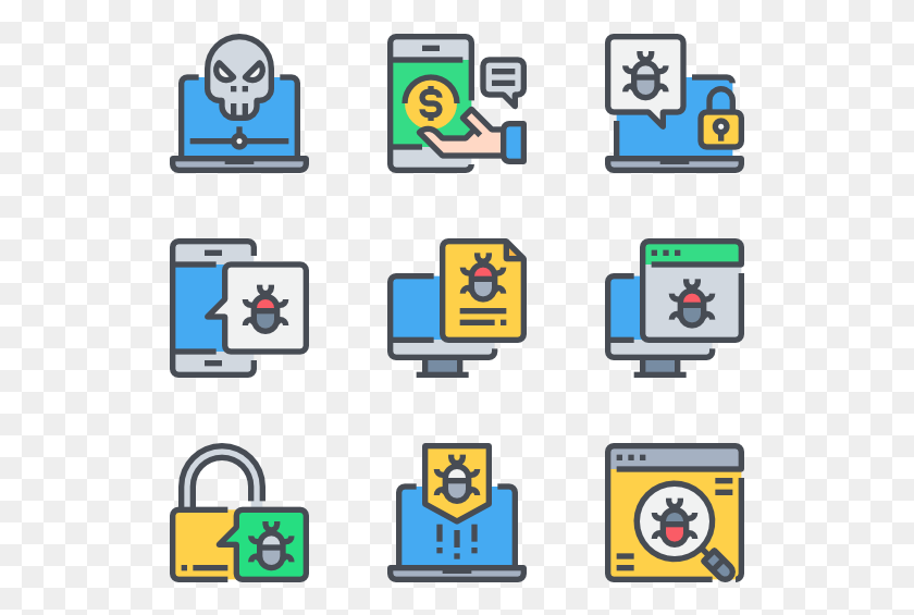 529x505 Hacker Modeling Icons, Security, Electronics, Text HD PNG Download
