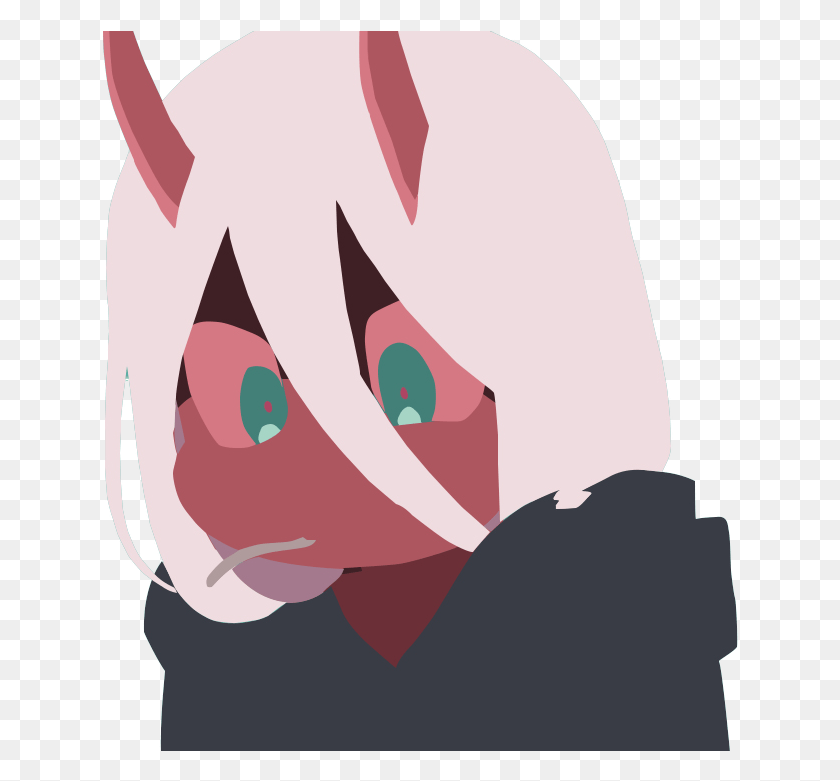 639x721 Had A User Ask Me To Make These Transparent So I Decided Zero Two Dlya Fotoshopa, Plant, Face HD PNG Download