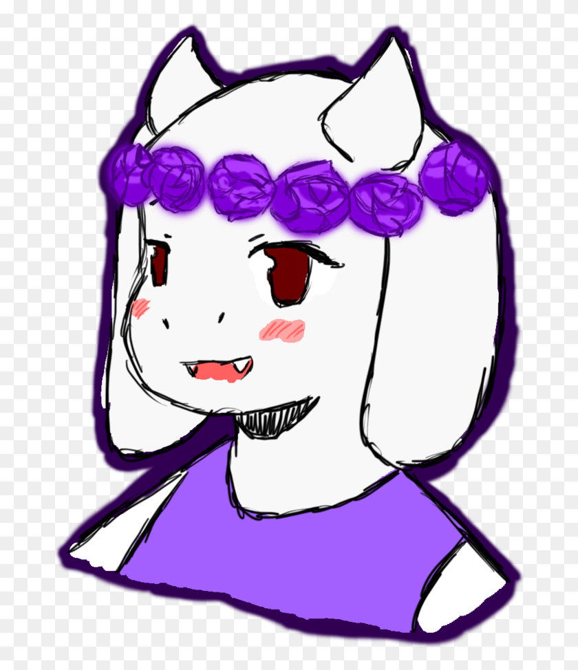 688x914 Had To Do My Undertale Flower Crowns Cause They All, Pillow, Cushion HD PNG Download