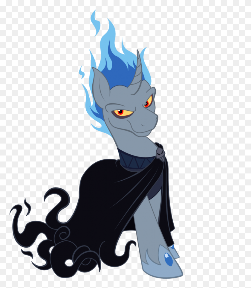 834x966 Descargar Png Hades Hercules Ponified Safe Solo Hades Pony, Light, Graphics, Hd Png