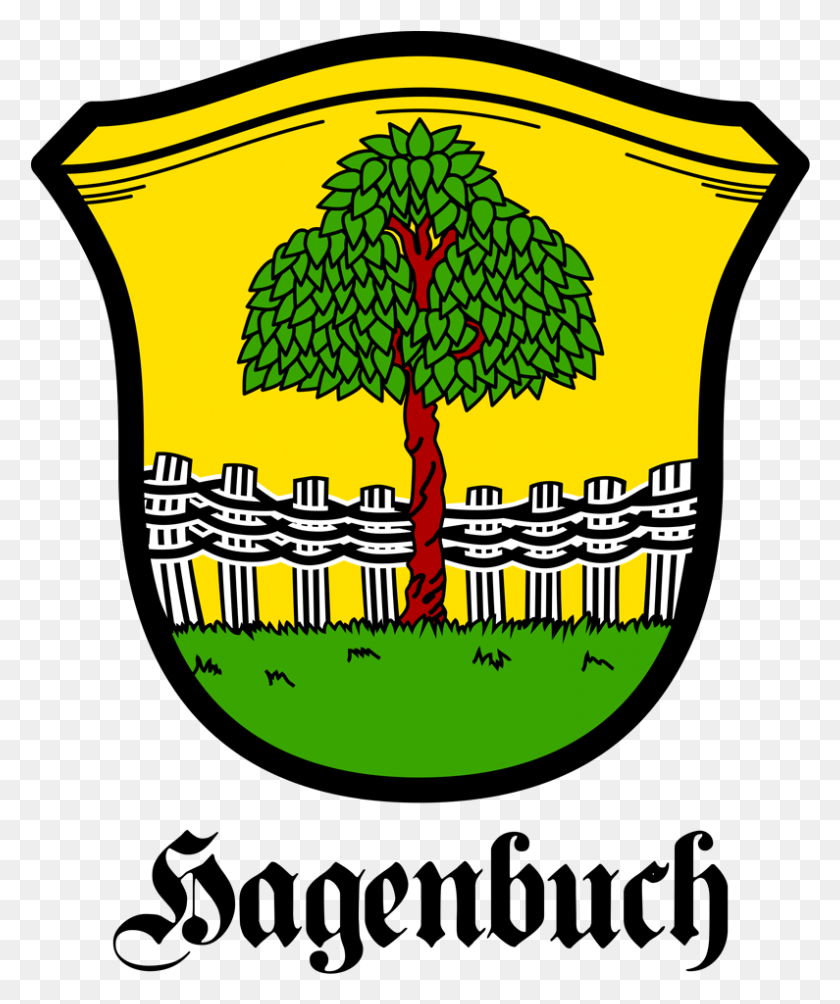 795x963 Hagenbuch Coat Of Arms Schecter Guitar Research, Label, Text, Plant HD PNG Download
