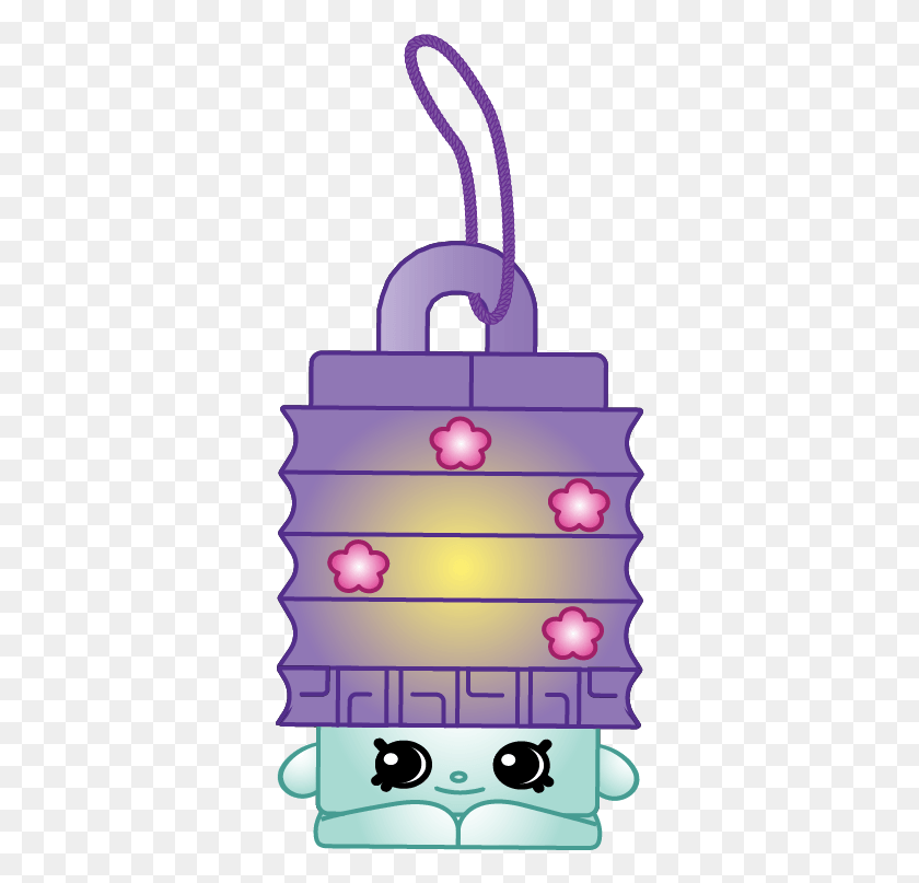 338x747 Hai Lantern Shopkins Lana Lantern, Purple, Lock, Combination Lock HD PNG Download