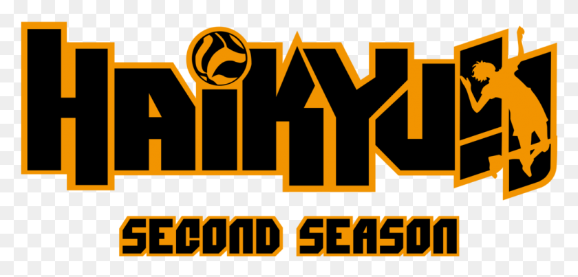 1025x451 Haikyuu Logo Haikyuu Season 2 Logo, Text, Label, Word HD PNG Download