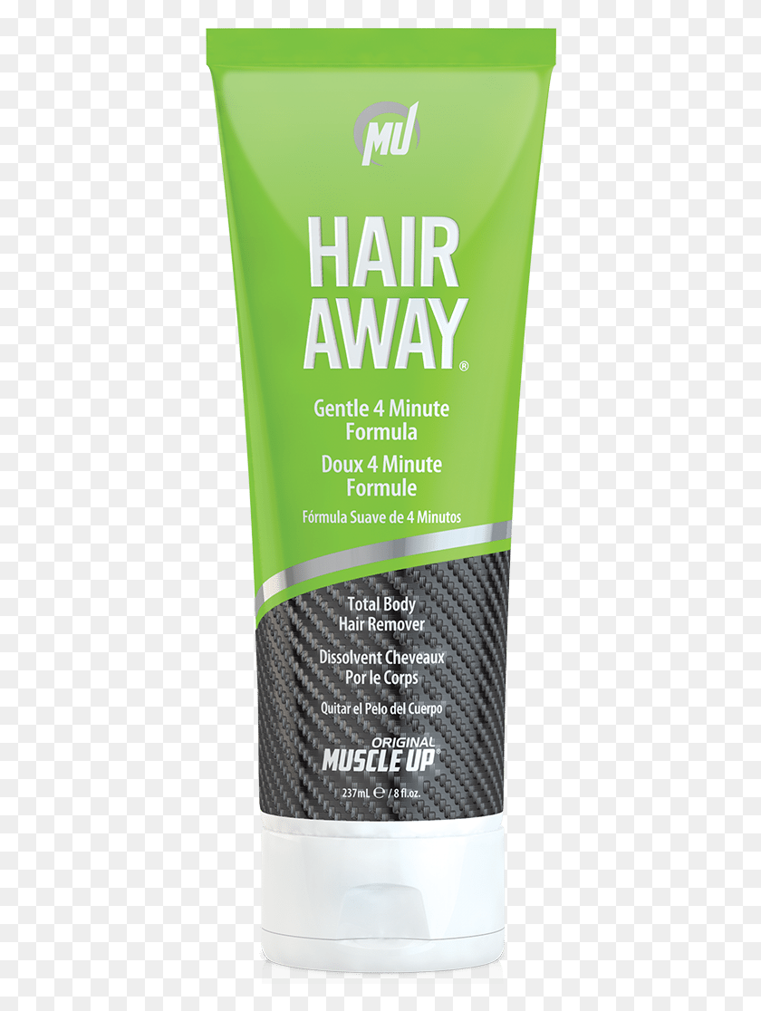 389x1056 Descargar Png Hair Away Get Buffed Protan, Botella, Cosméticos, Protector Solar Hd Png