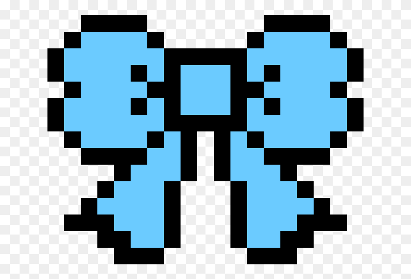 647x511 Hair Bow Pixel Art Grid Bow Pixel Art, Cross, Symbol, Pac Man HD PNG Download