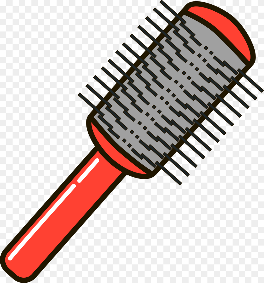 Hair Brush Clipart, Device, Tool, Electrical Device, Microphone Transparent PNG