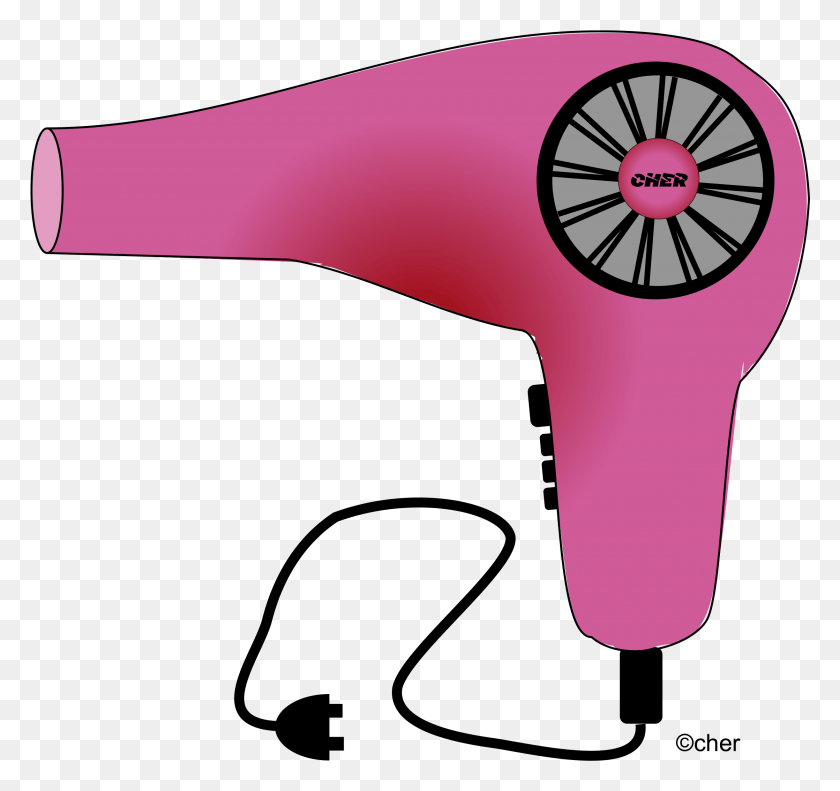 2444x2292 Hair Dryer And Scissors Transparent Background Hair Dryer Clipart, Dryer, Appliance, Blow Dryer HD PNG Download