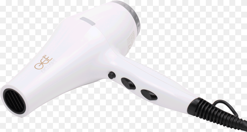 4581x2462 Hair Dryer On Side, Appliance, Blow Dryer, Device, Electrical Device Clipart PNG