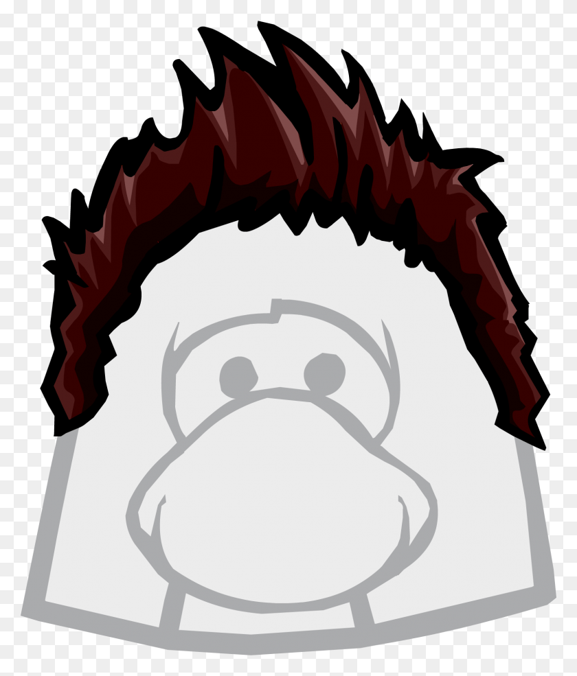 1529x1815 Hair For Boys Club Penguin Earth Hat, Text, Nature HD PNG Download